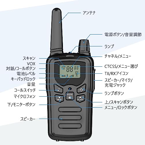 Amazon.co.jp: zoneree: おくがい 旅行用トランシーバー